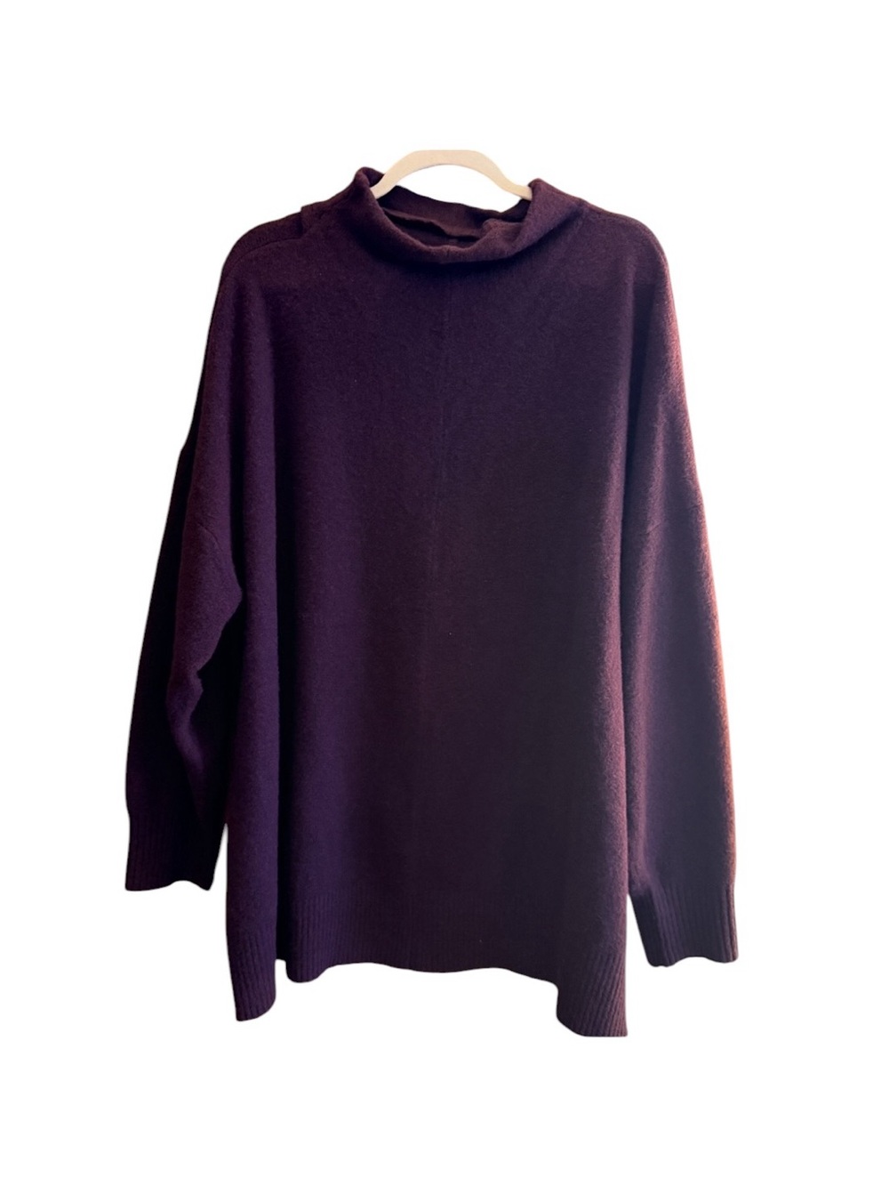 NWOT Nine West Cozy Knit Sweater in Deep Purple